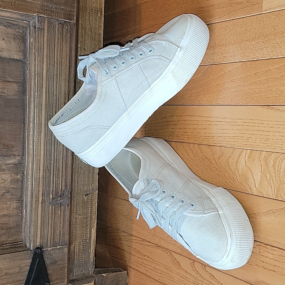 Superga Platform Light Gray Sneaker